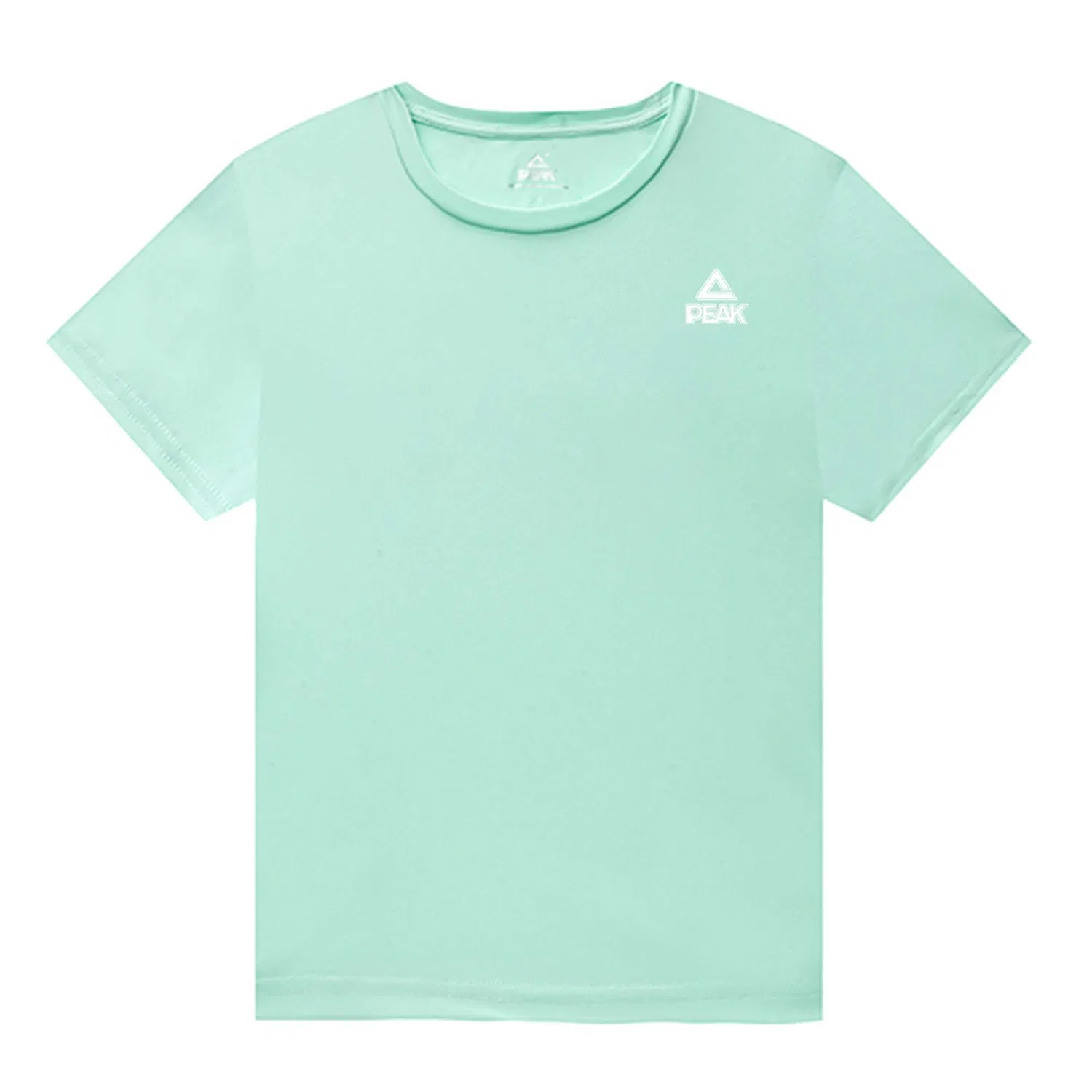 Футболка для детей, повседневная, Crew Neck, PEAK, Apple Green