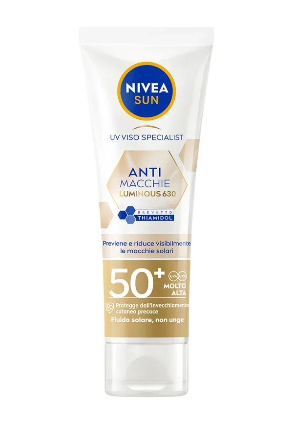 Солнцезащитный флюид для лица SPF 50+ Luminous630 Nivea Transparent 40 мл, прозрачный — фото 2