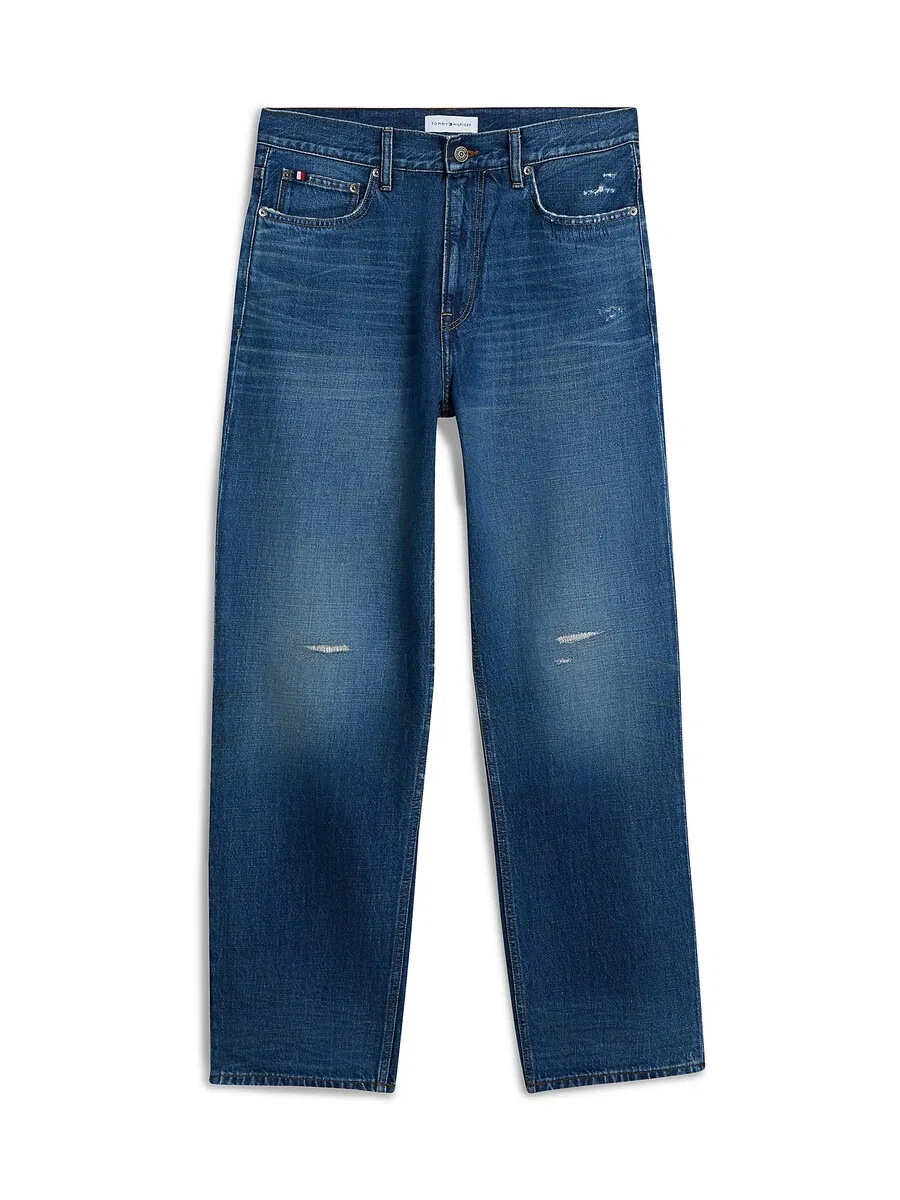 Джинсы TOMMY HILFIGER Regular Jeans 'River' синего цвета