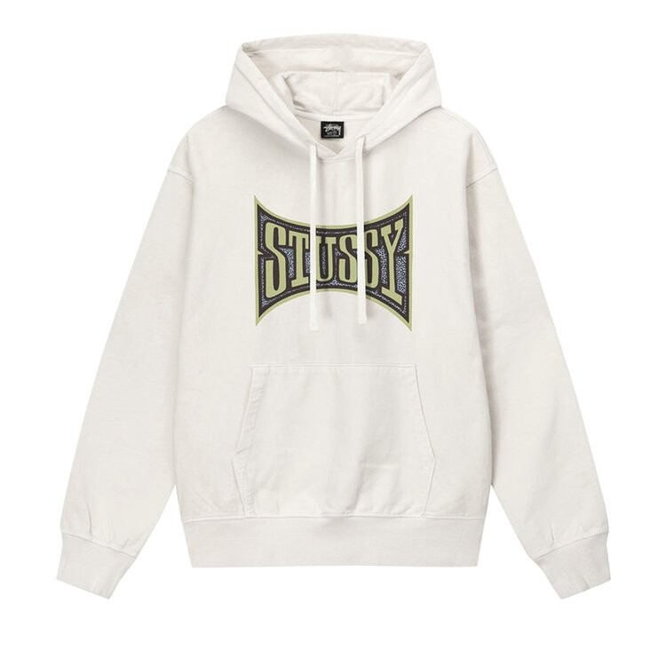 

Худи Stussy Champion Pigment Dyed Hoodie Natural, белый