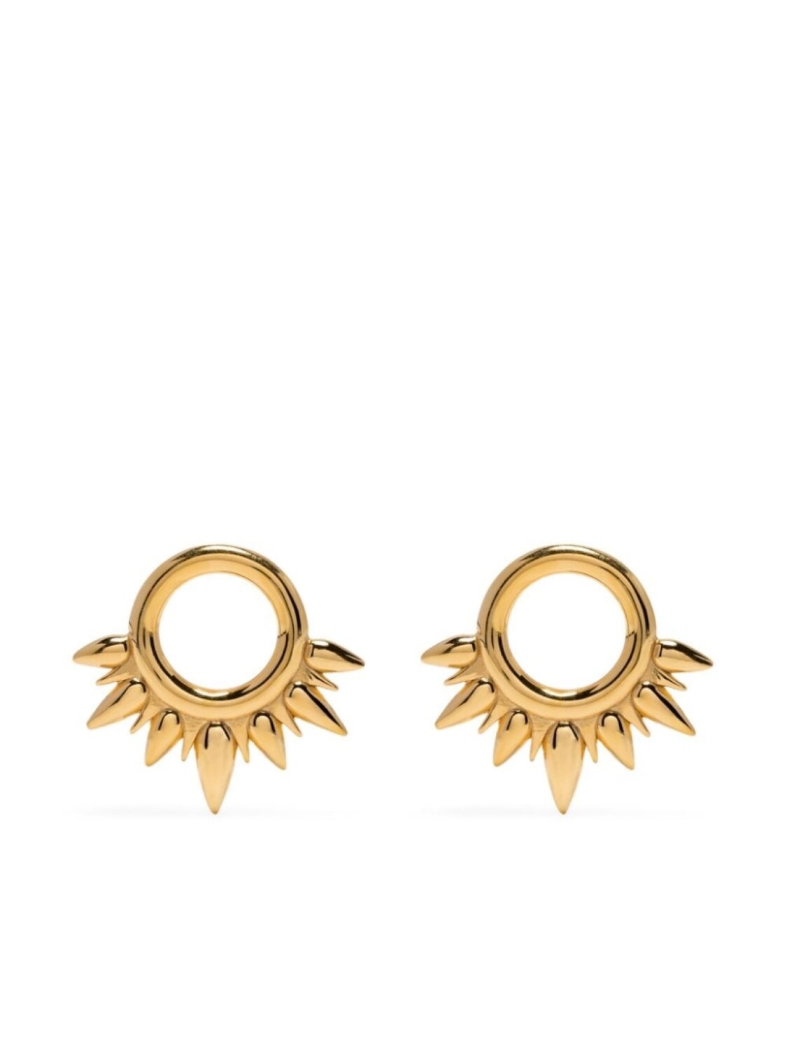 

Серьги-гвоздики Sunbeam Half Sun Dinny Hall, золотой