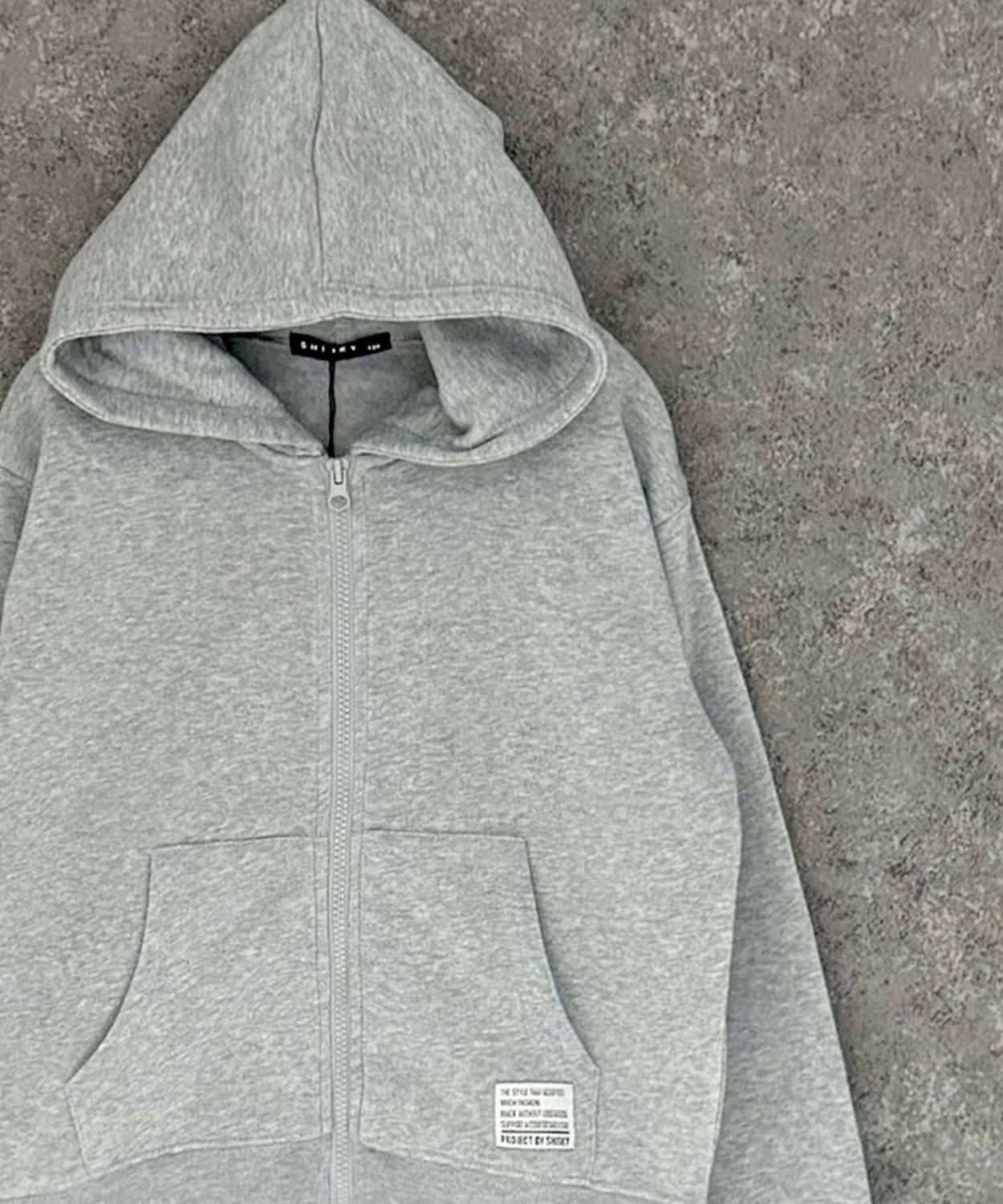 Детский худи с начесом, оверсайз, модель 544-100 SHISKY, Heather Grey
