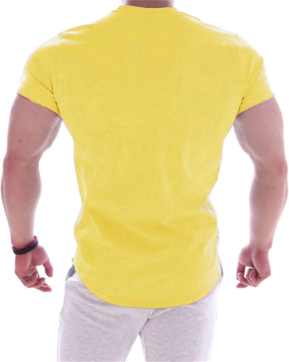 Мужское тактическое компрессионное топ-футболка, Yellow — фото 3