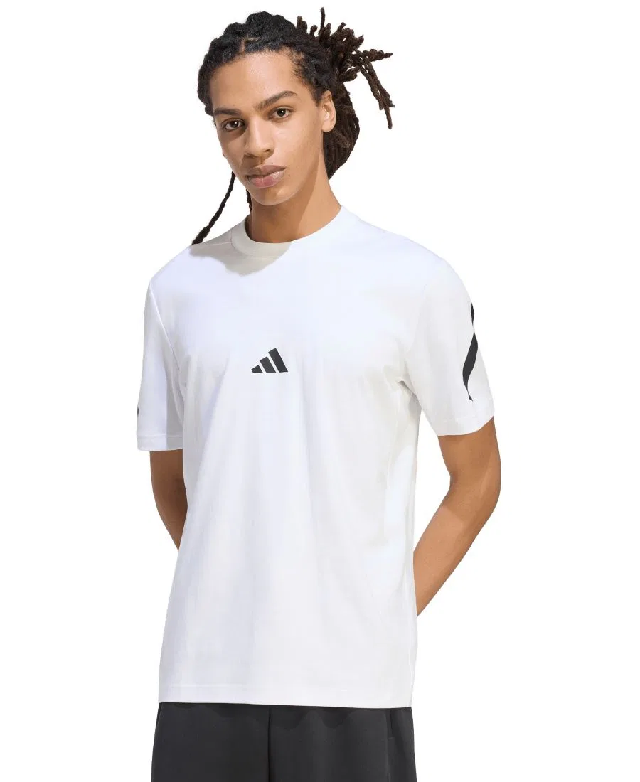 Футболка с коротким рукавом, хлопковая, Zero Negative Energy adidas, White
