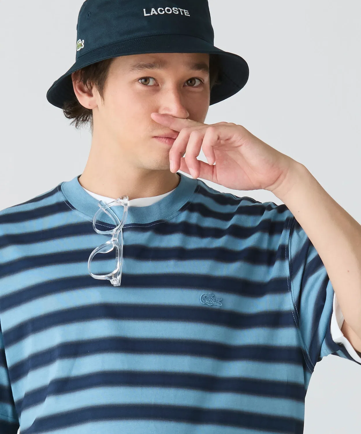 Мужская футболка с градиентным принтом LACOSTE, Green — фото 2