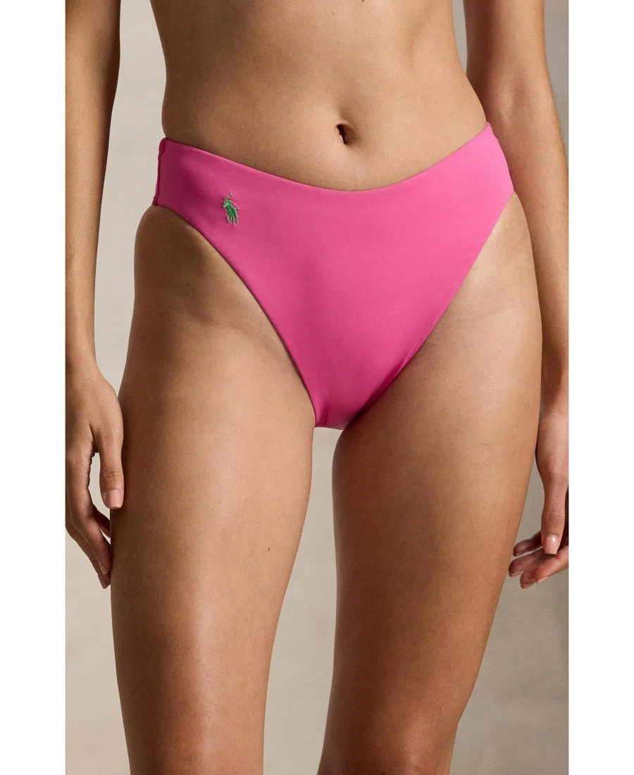Плавки бикини с высокой посадкой Polo Ralph Lauren, Desert Pink