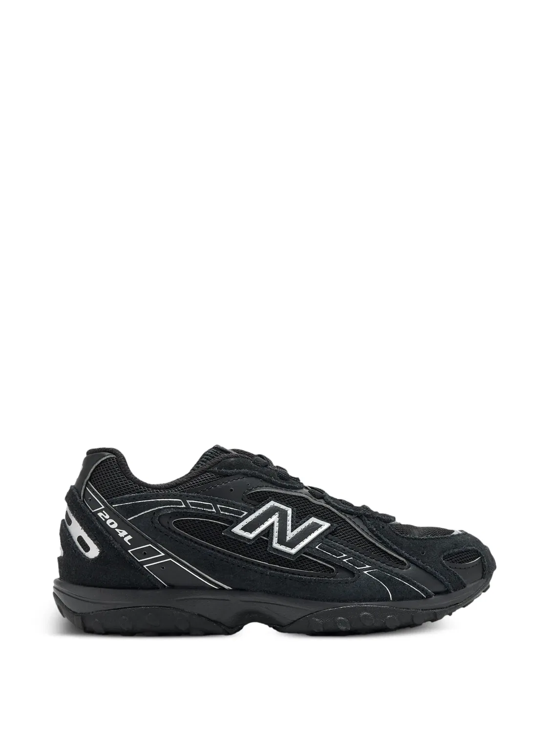 Кроссовки 204L черные New Balance, черный