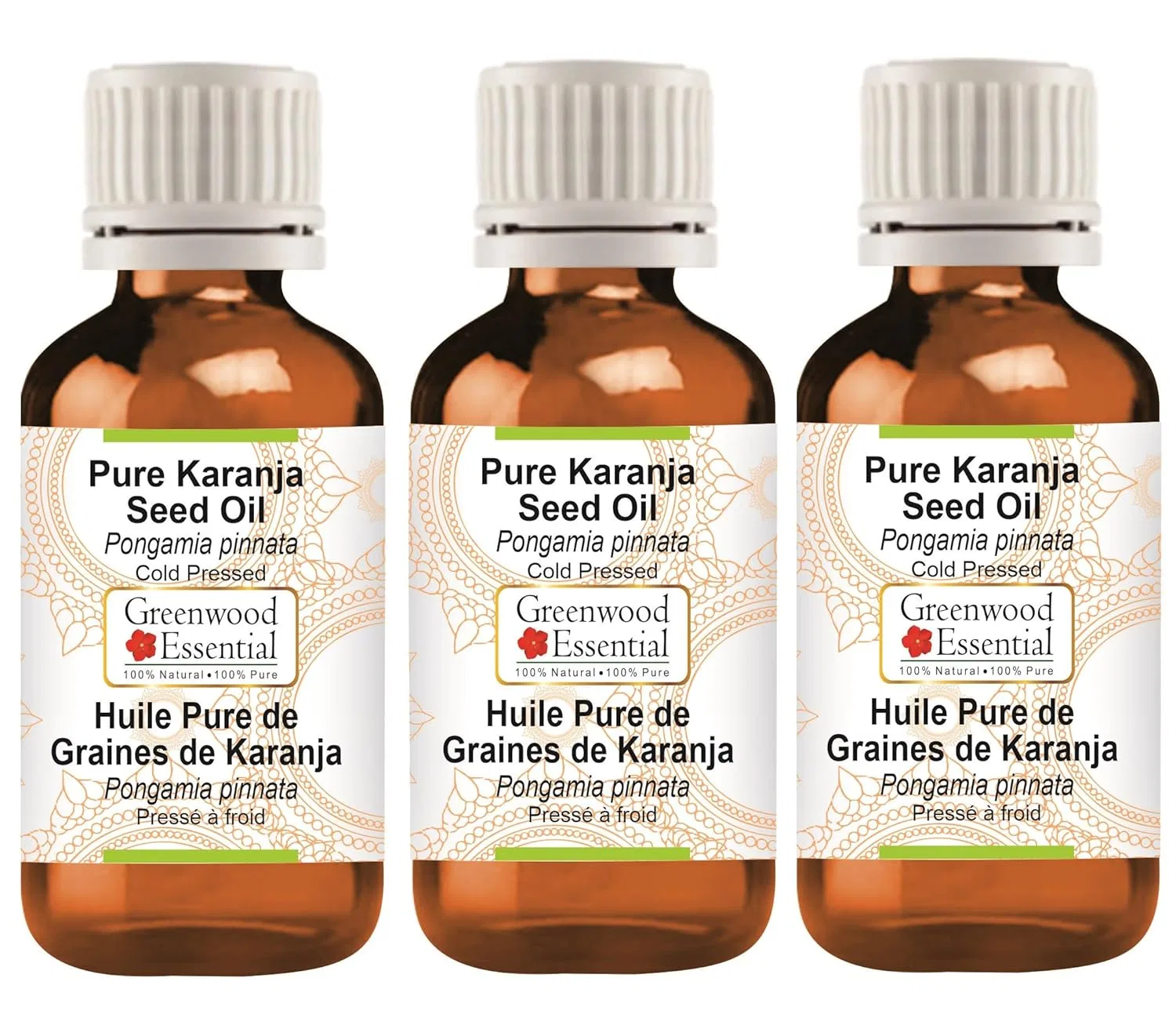 Масло для тела Karanja Seed Oil, Greenwood Essential, 300 мл