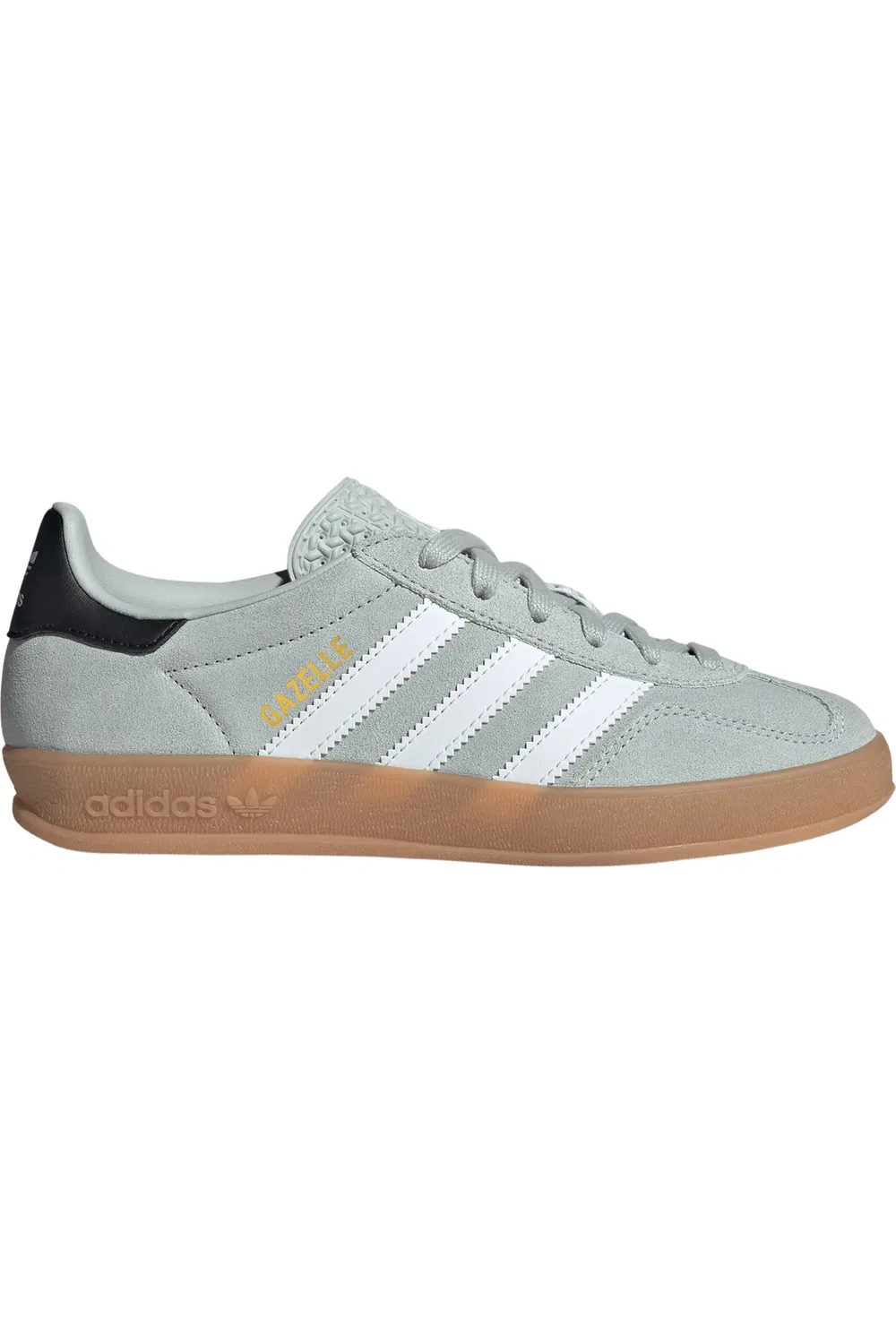 Кроссовки детские Gazelle Indoor adidas, серебристый/белый/черный — фото 3