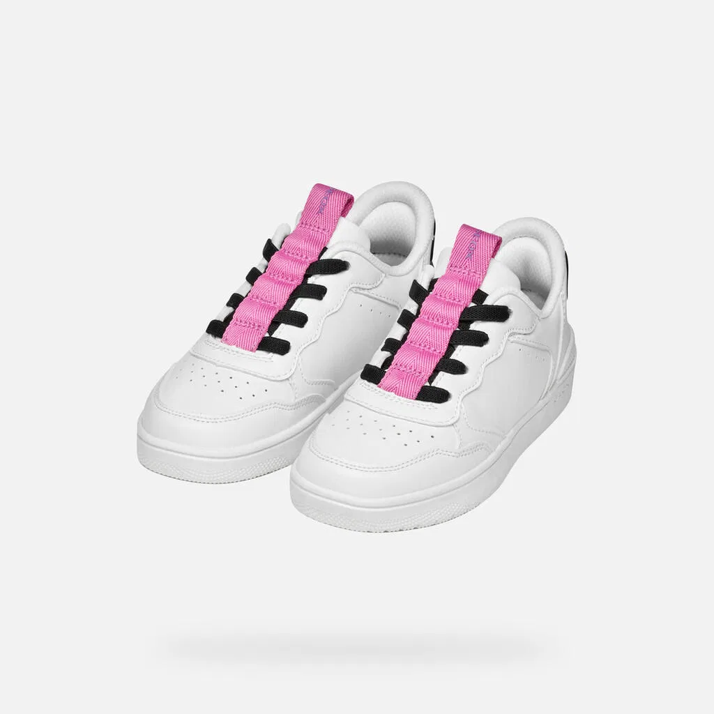 Детские кроссовки Geox J Washiba Fast In Gi, Цвет Weiss Rosa — фото 3
