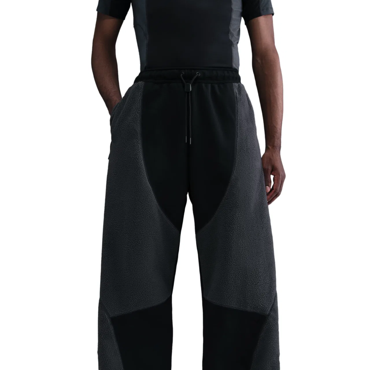 Брюки мужские Tech Windwall Open Hem Nike, цвет Black/Black/Anthracite