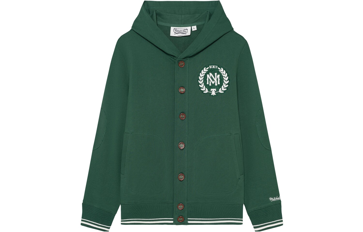

Куртка унисекс зеленый Mitchell Ness