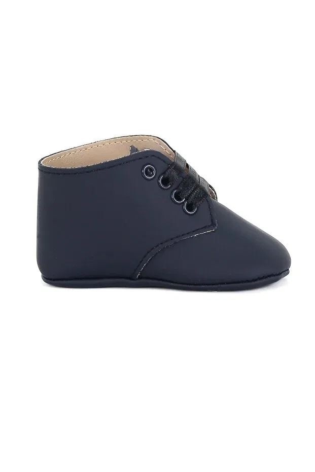 Детские туфли для мальчиков с коротким каблуком Sirri, Navy Blue — фото 3