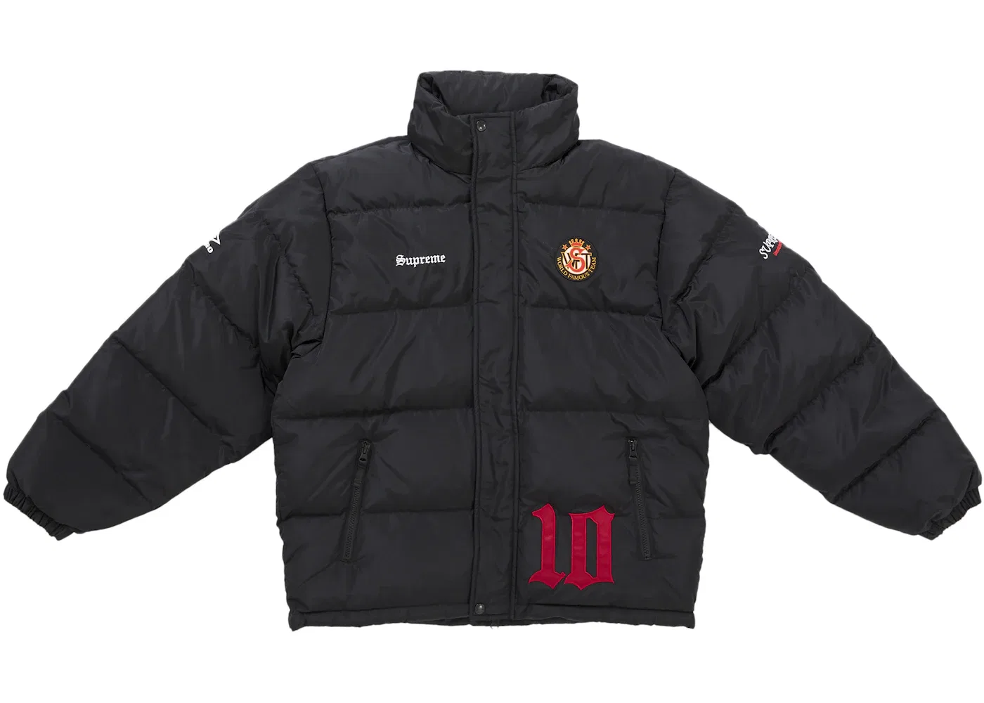 Мужская куртка-пуховик с принтом Umbro Supreme, Black — фото 3