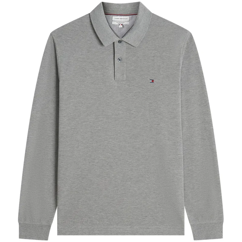 Мужское поло с воротником Dark Gray P91 Tommy Hilfiger