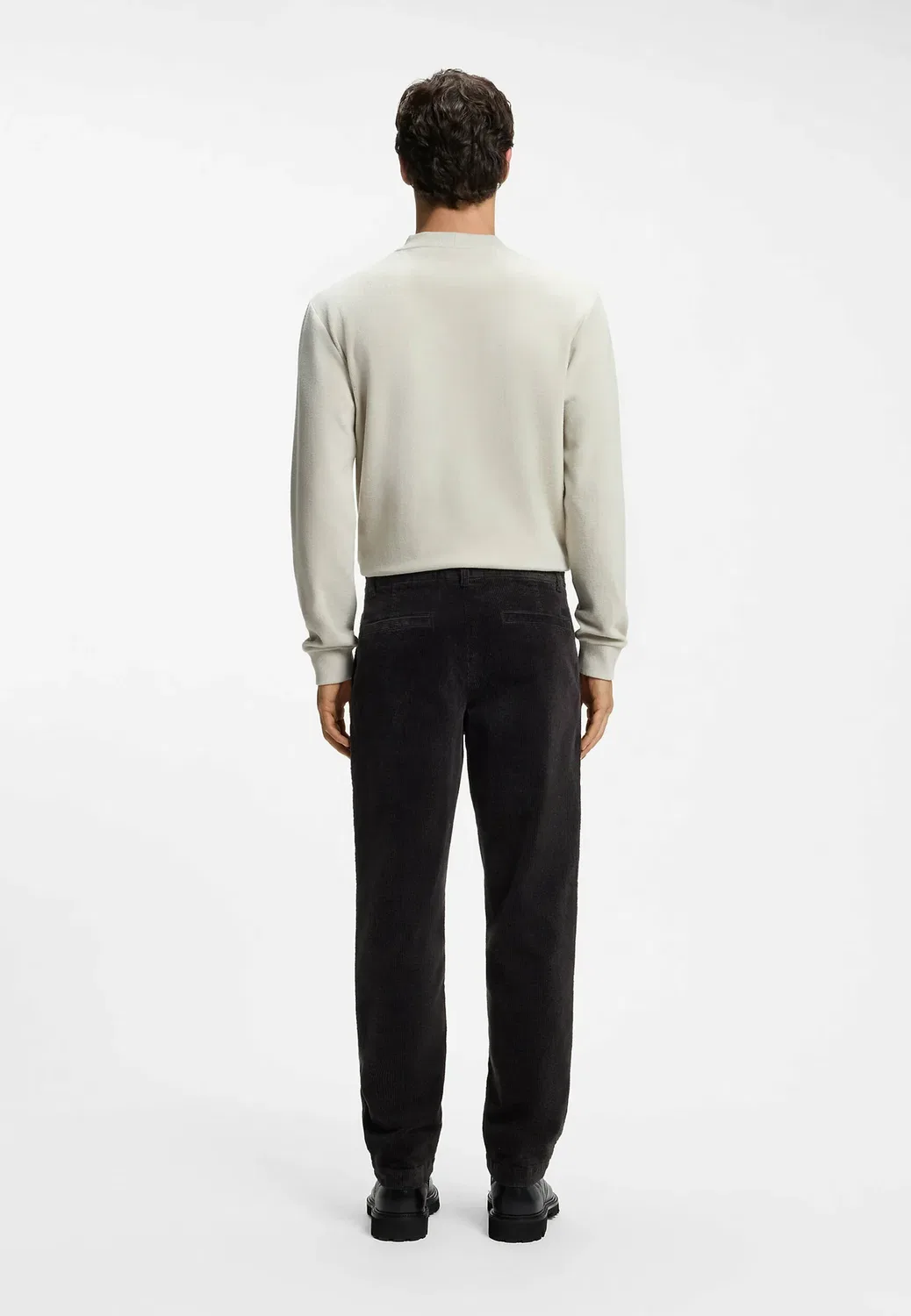 Chino_Tapered_N1 - чиносы Boss, Dark Brown Four — фото 3