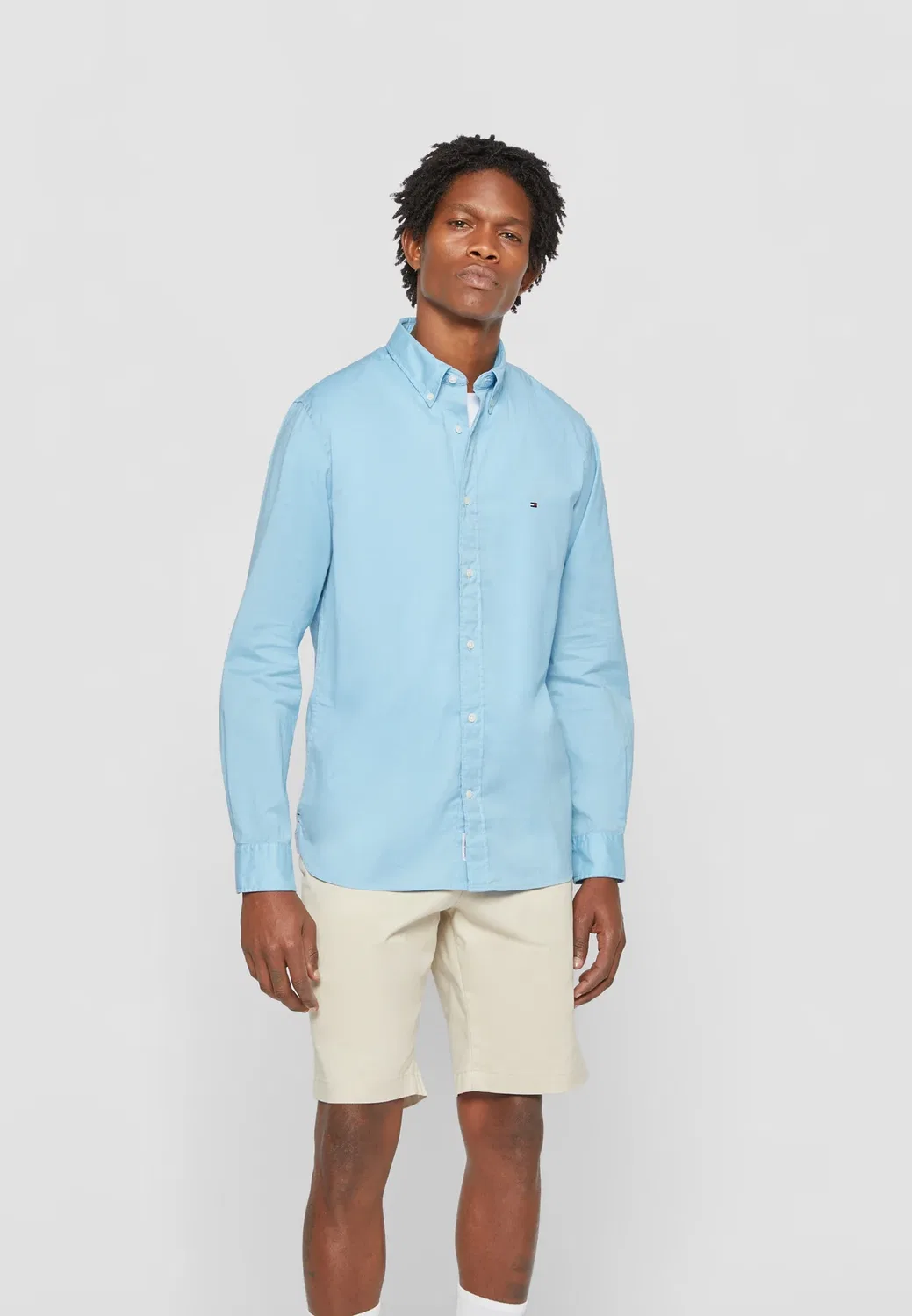 Рубашка - рубашка Tommy Hilfiger, Sleepy Blue — фото 3