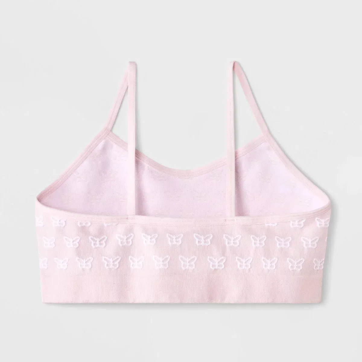 Детский комплект бюстгальтеров без швов 2 шт. KIDS SOCKS/PACKAGED UNDERWEAR, Pink — фото 2