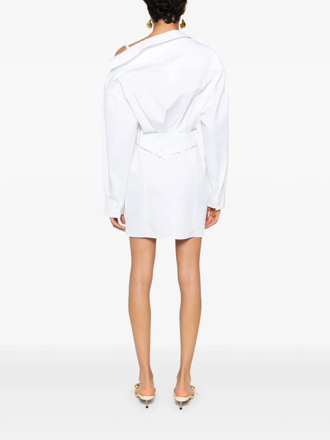 Мини-платье La Mini Robe Jacquemus, белый — фото 3