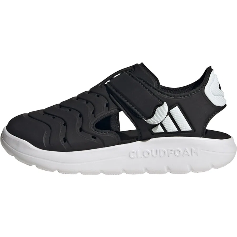 Детские сандалии с закрытым носком Water Sandal 2 adidas, Черно-белый — фото 2