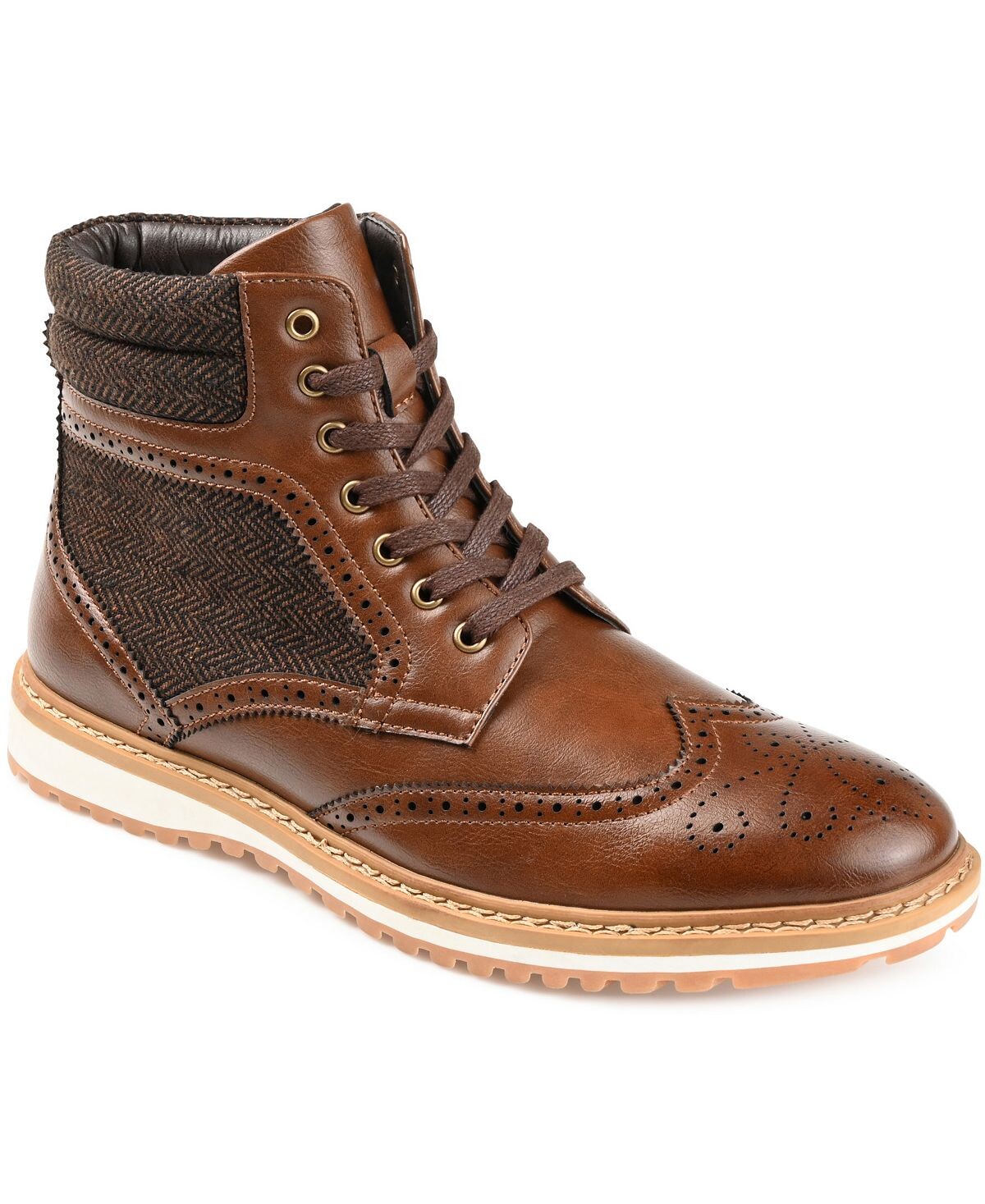 

Мужские ботильоны harlan wingtip Vance Co., коричневый