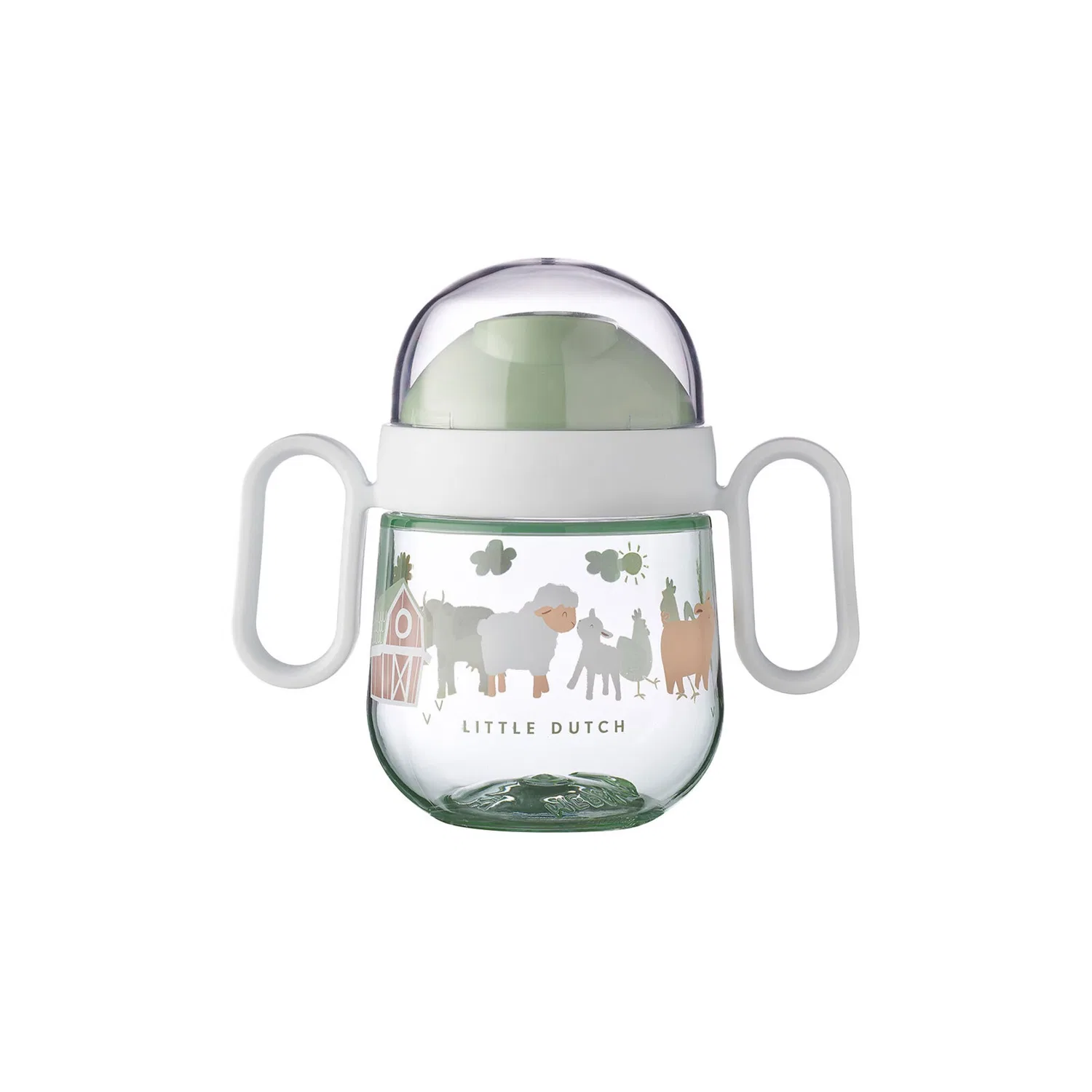 Поильник непроливайка 200 мл с антикапельным клапаном Mepal, Little Farm