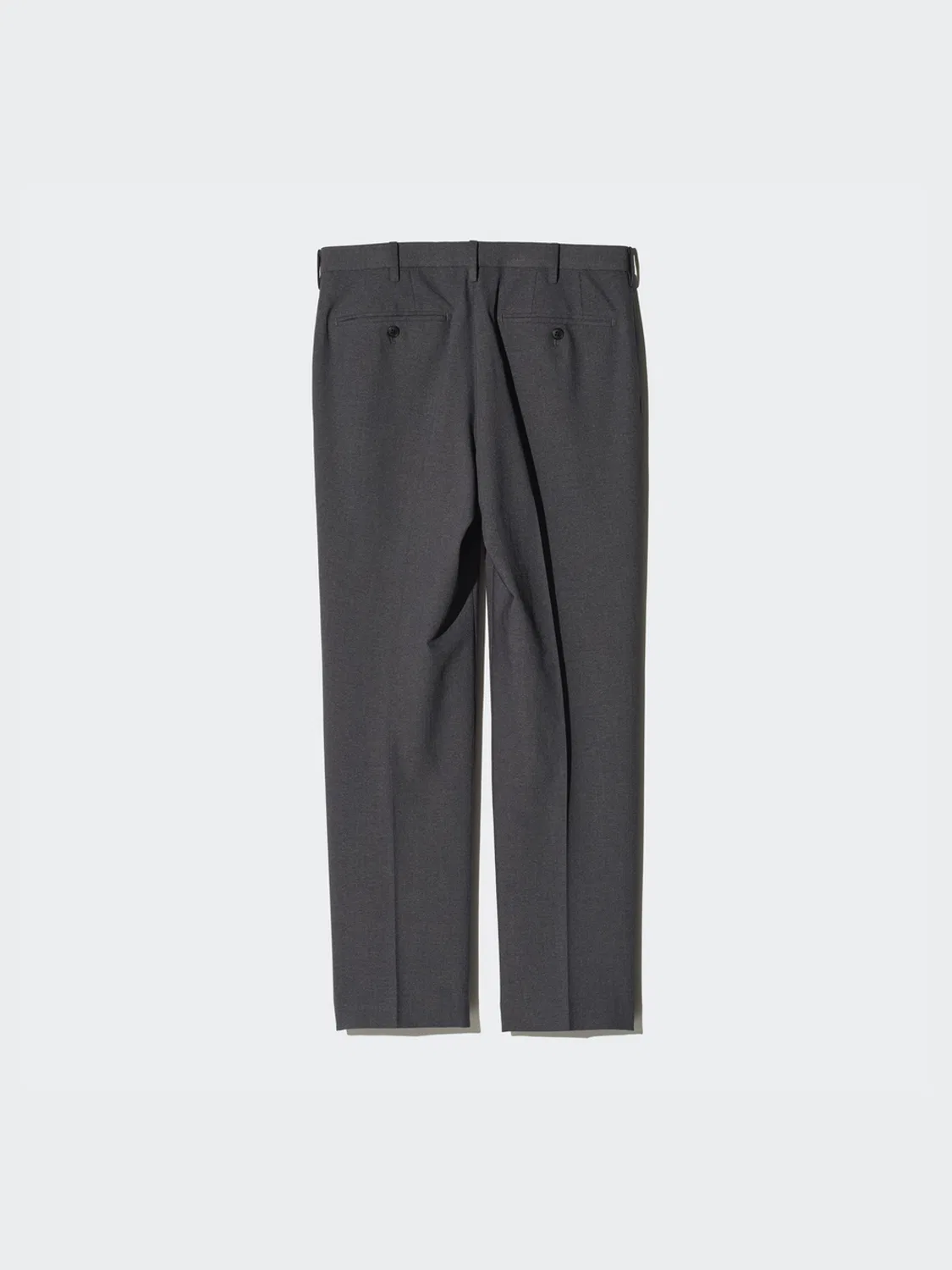 Брюки легкие быстросохнущие эластичные из смесовой ткани Uniqlo, темно-серый — фото 4