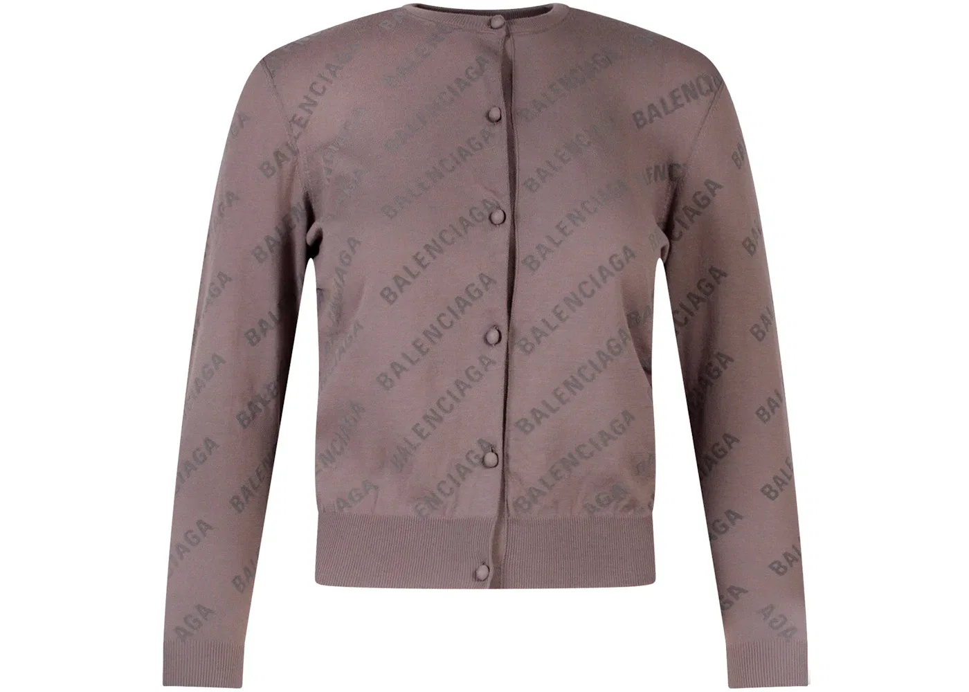 Женский кардиган хлопковый жаккардовый Cardigan Balenciaga, Beige