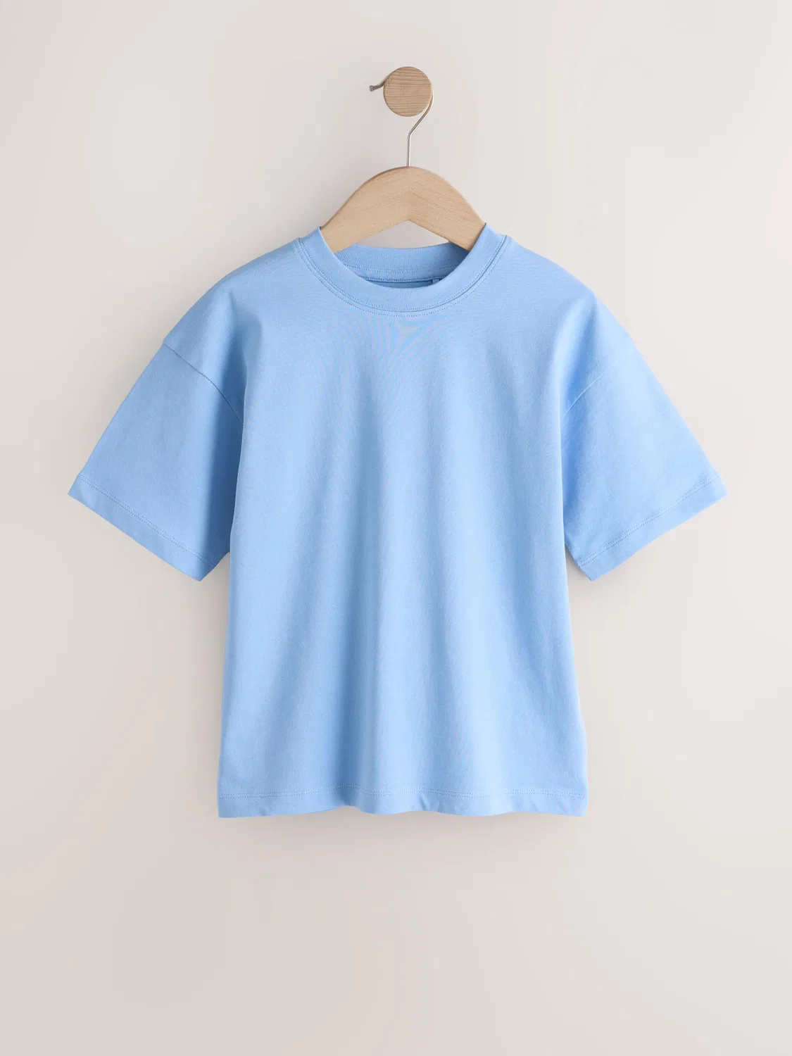 Футболка свободного кроя, Light Blue Next