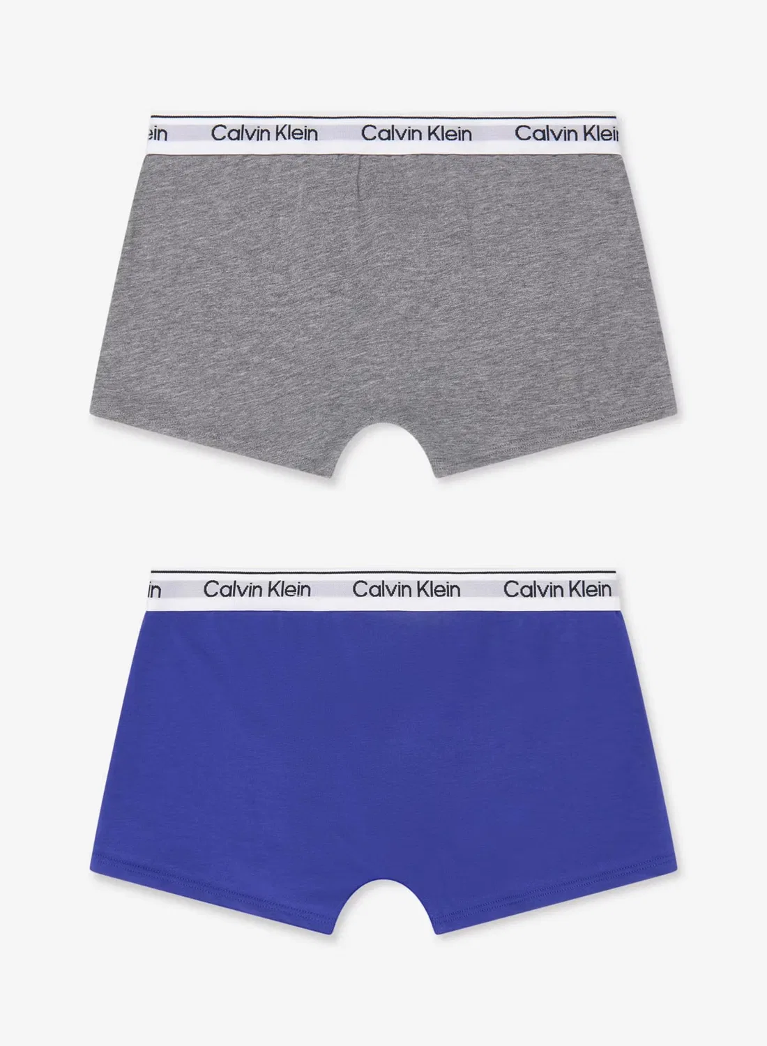 Трусы-боксеры с логотипом на поясе, комплект из 2 штук, Calvin Klein Jeans, серый — фото 2