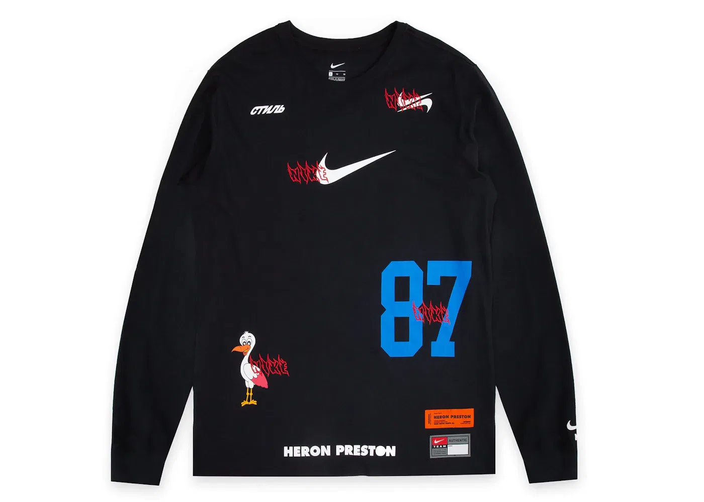 Мужская футболка с длинным рукавом Nike Tee, Black
