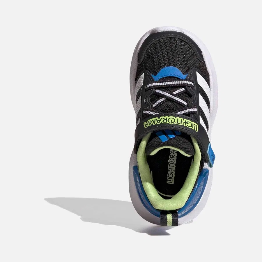 Детские спортивные кроссовки с легким дизайном Lightorama Rnr El I adidas, Черный — фото 3