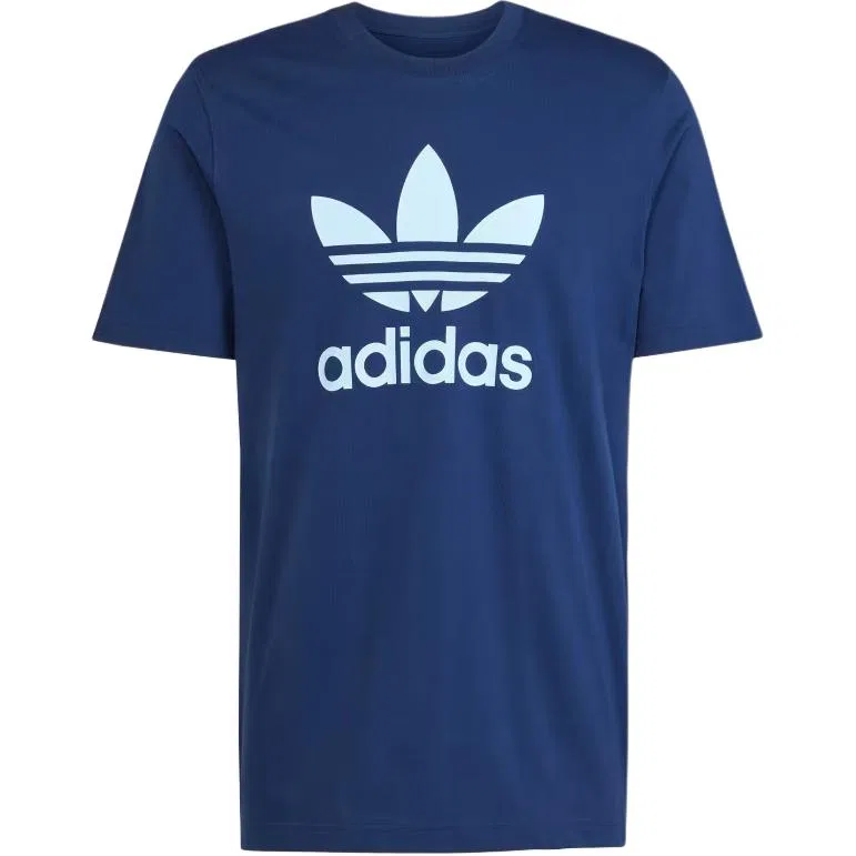 Мужская футболка с принтом Trefoil Adidas Originals, Blue