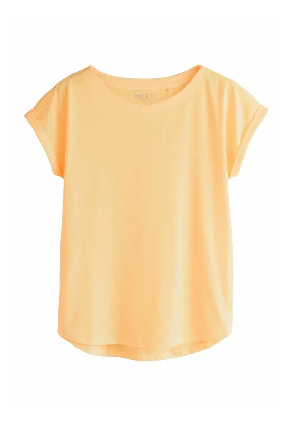 Футболка джерси Regular Fit Cap Sleeve T-shirt Next, orange, оранжевый