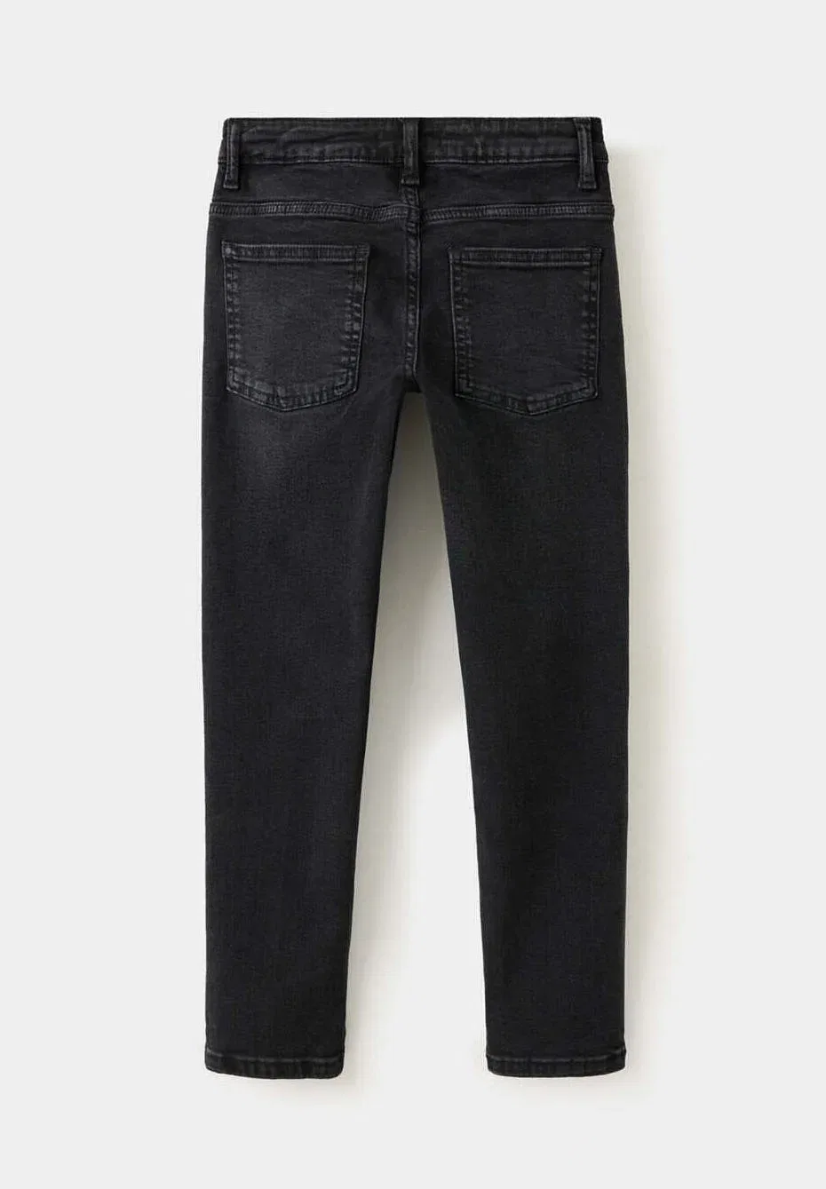 Детские джинсы облегающего кроя Mango Kids, Black Denim — фото 2