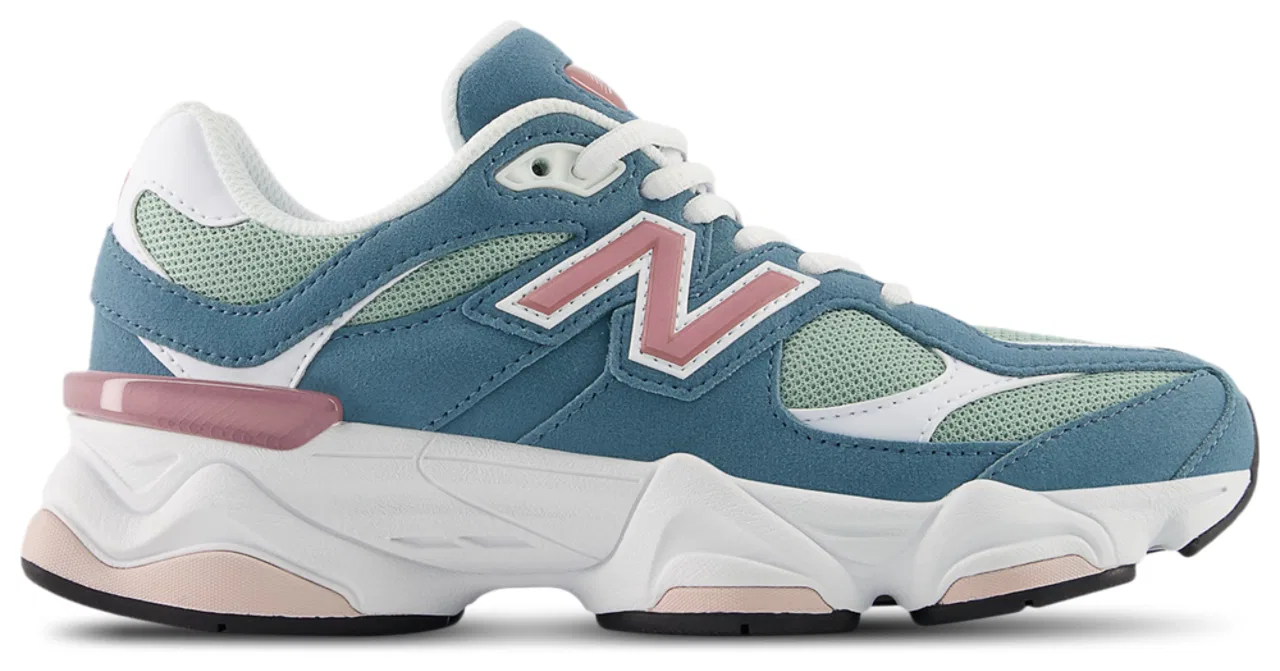 Кроссовки для девочек 9060 New Balance, цвет Salt Water/Rosewood