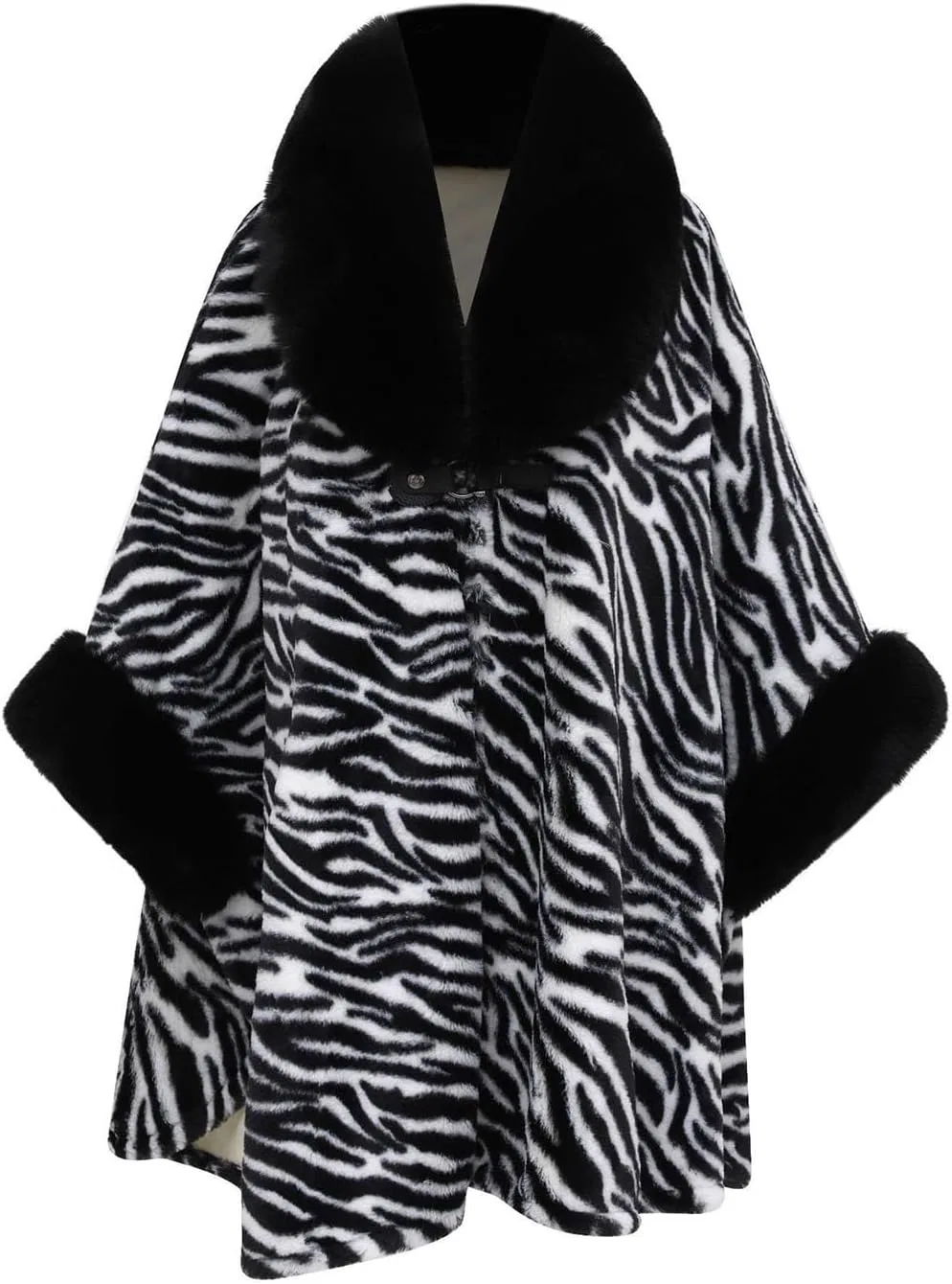 Женское пальто-накидка с капюшоном, леопардовый твид, Poho Cape Cardigan