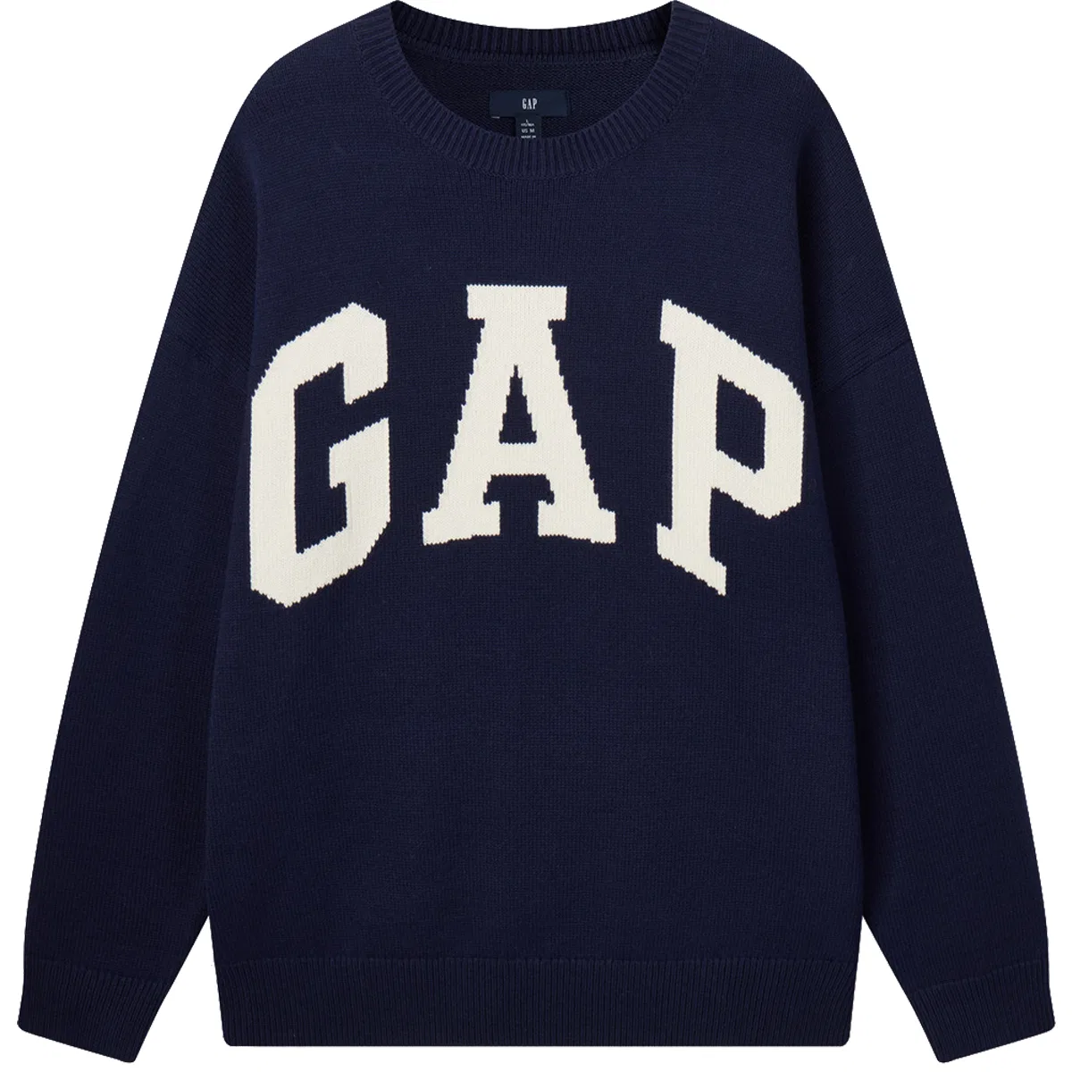 Мужской джемпер с круглым вырезом Marine Blue GAP