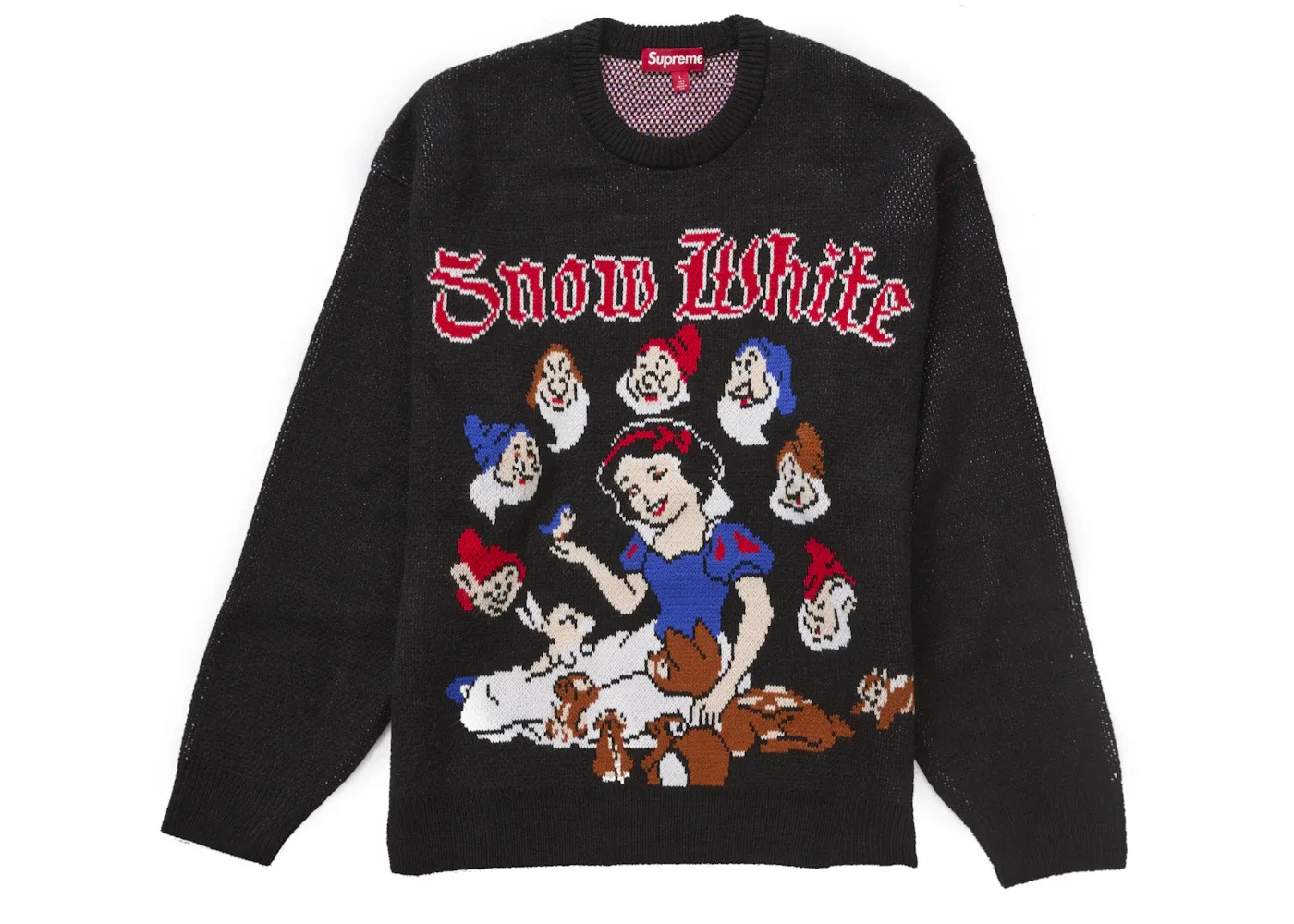 Мужской свитер с принтом Supreme Sweater Supreme, Black