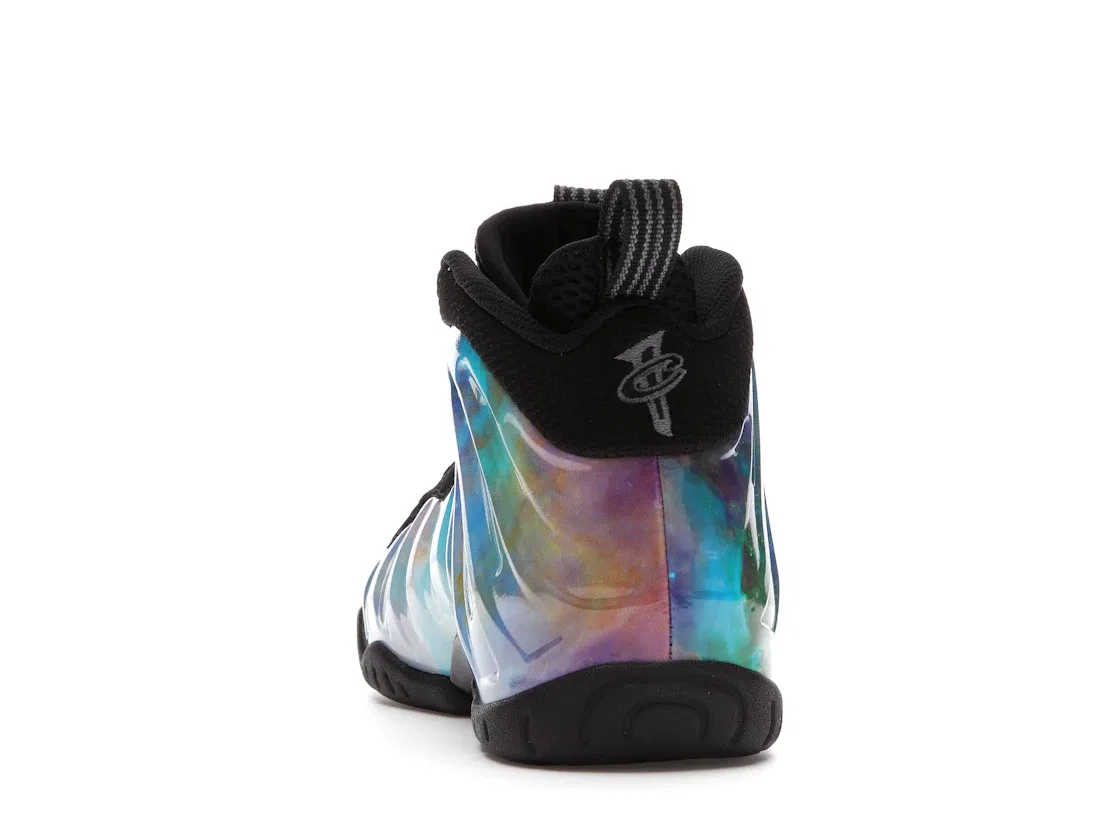 Детские кроссовки с принтом Nike Air Foamposite One Big Bang, Team Orange/Dark Grey-Black — фото 4
