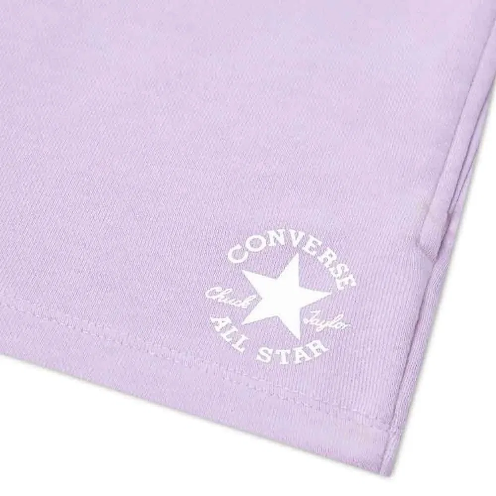 Детские шорты для девочек с графическим принтом Converse kids, Purple — фото 3