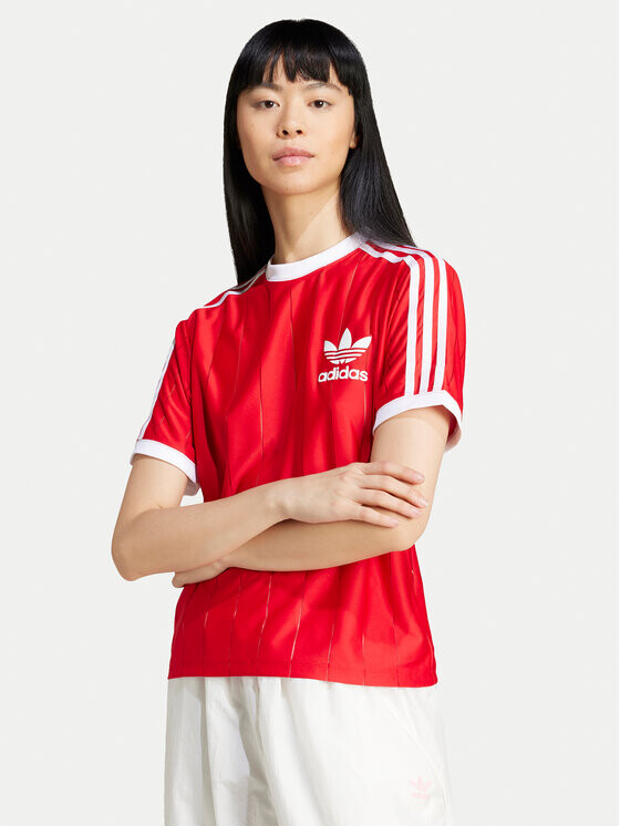 

Свободная футболка Adidas, красный