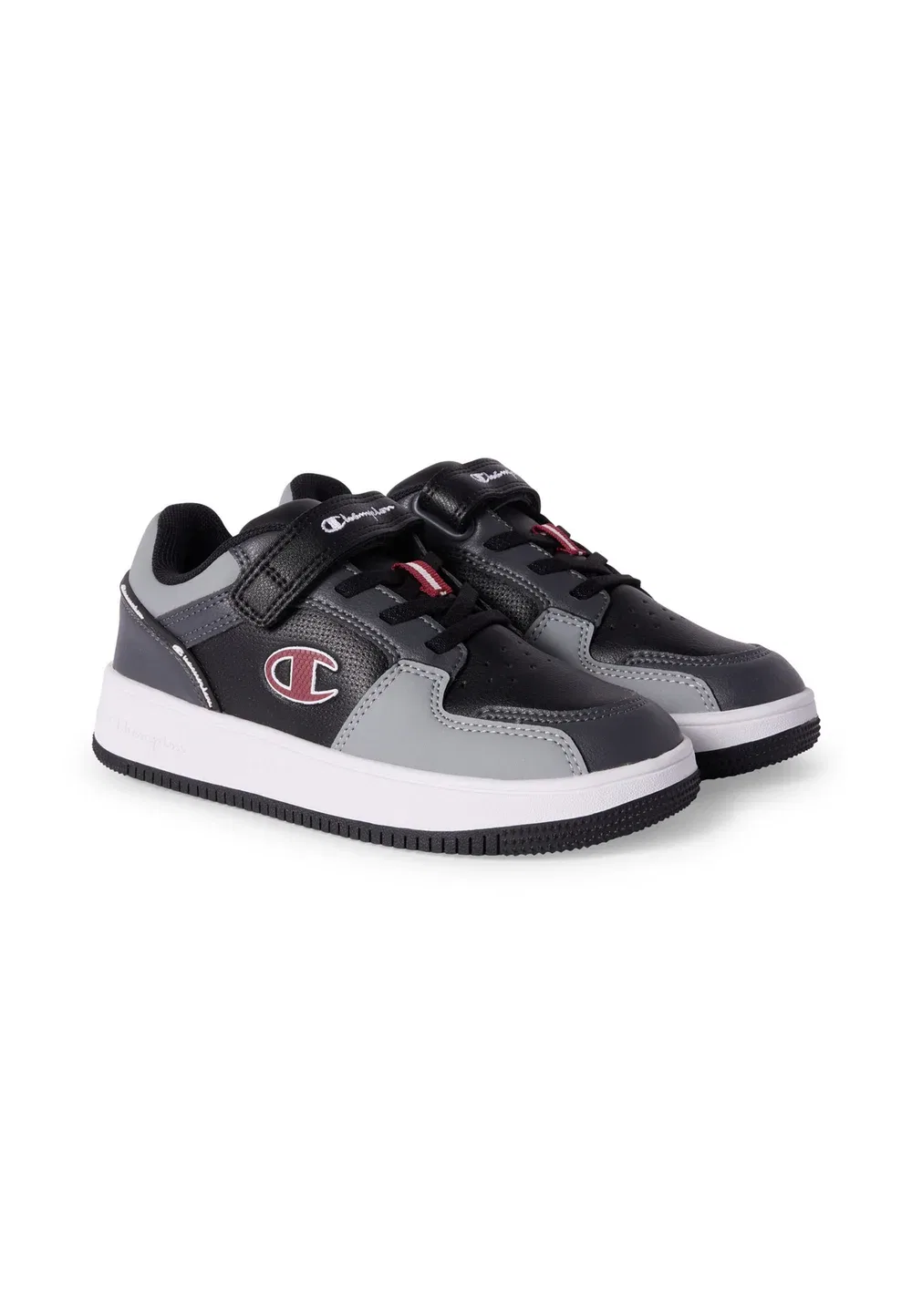 Низкие кроссовки Rebound 2.0 Low B PS для баскетбола - баскетбольные кроссовки Champion, Black And Light Grey — фото 2