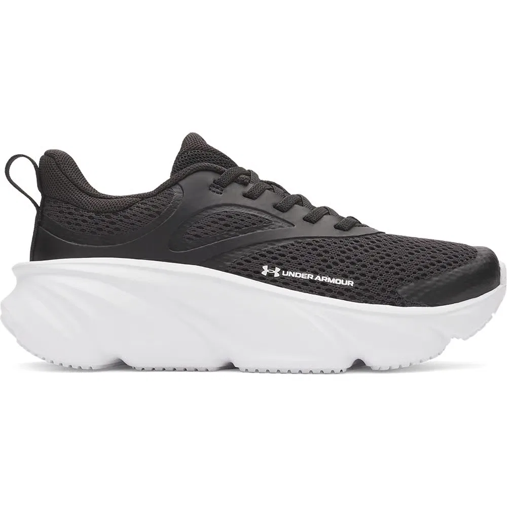 Детские кроссовки Rogue 6 Al для бега Under Armour, Black/Black/White — фото 2