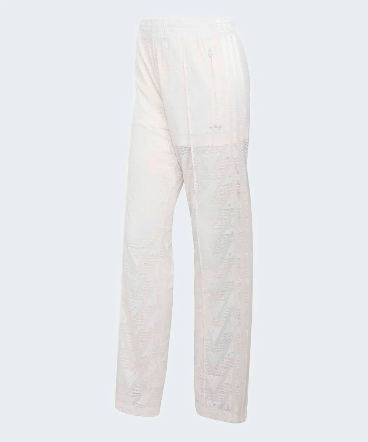 Женские спортивные брюки с кружевной отделкой Firebird Classic Lace Track Pants Adidas, Белый — фото 4
