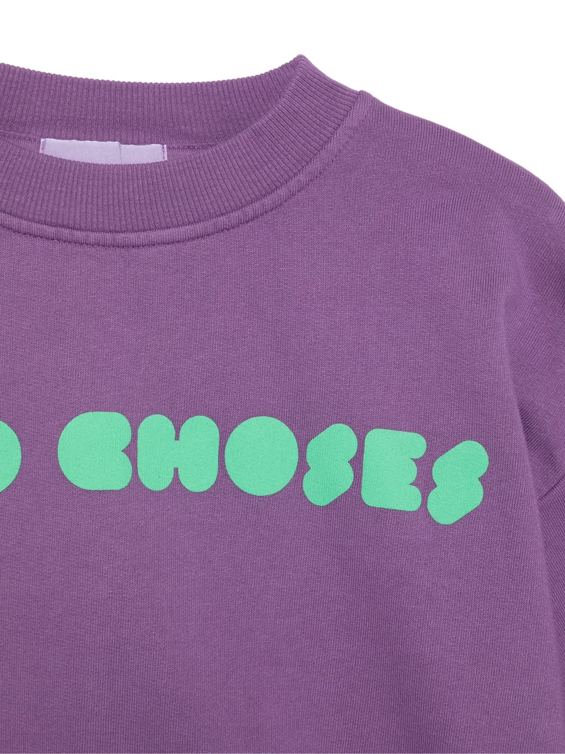 Bobo Choses Укороченный свитшот фиолетовый — фото 2
