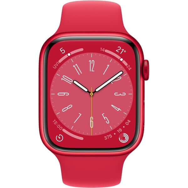 Умные часы Apple Watch Series 8 (GPS), 45 мм, (PRODUCT)RED Aluminum Case/(PRODUCT)RED Sport Band - R — фото 3