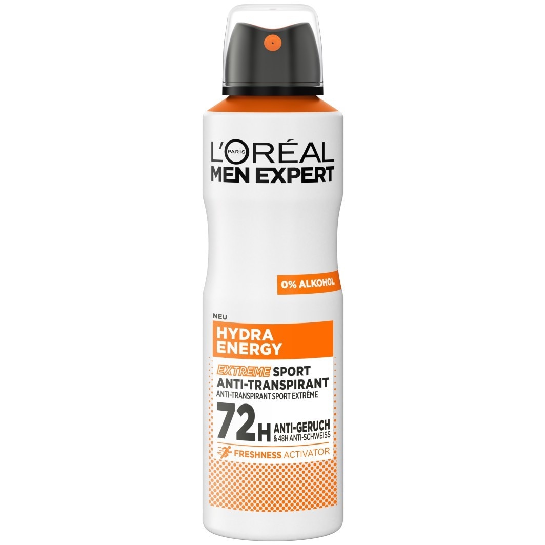 

Дезодорант hydra energy extreme sport 72h anti-transpirant L Oreal Men Expert, объем 150 мл