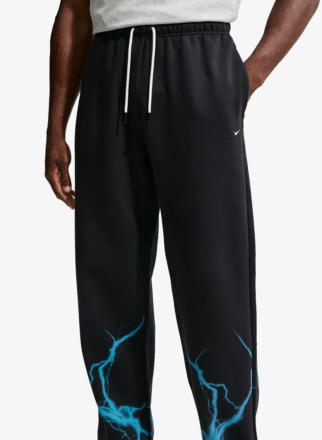 Штаны тренировочные утепленные Nike, черный — фото 3