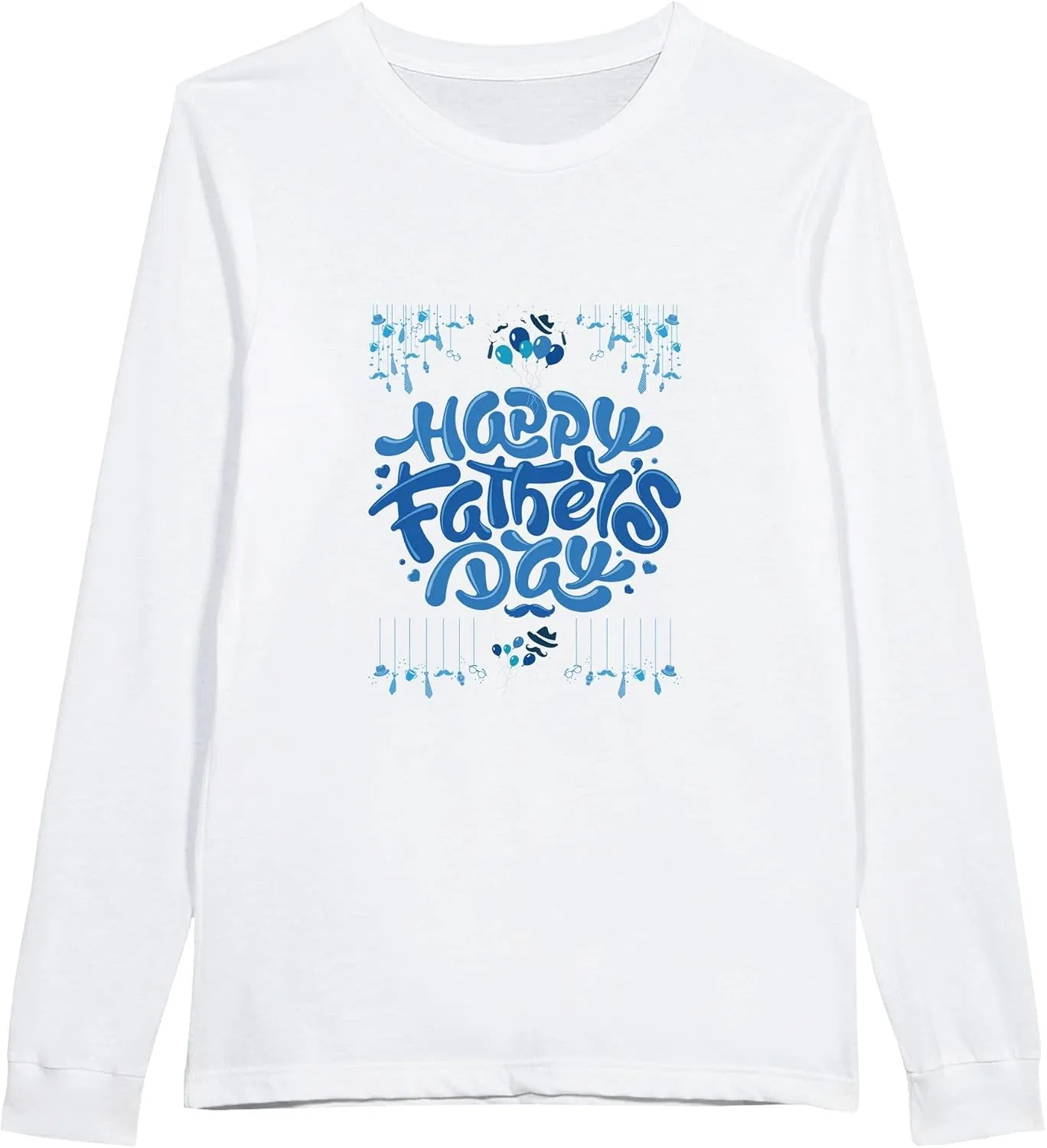 Унисекс футболка с длинным рукавом Premium, White